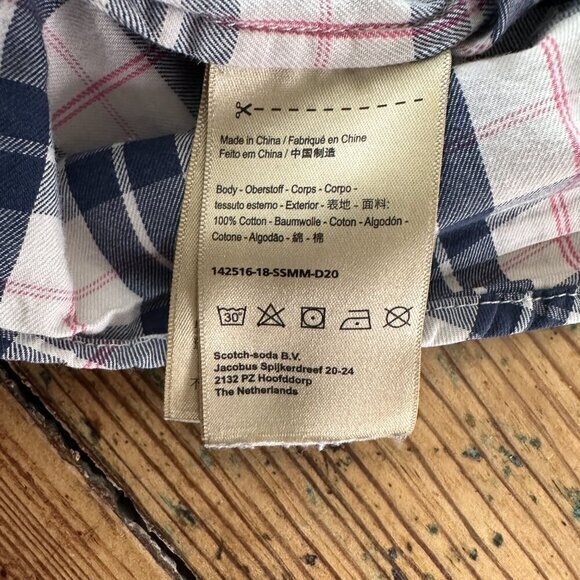 Scotch &‎ Soda Long Sleeve Button-Down Shirt Size X-Large - Picture 6 of 9